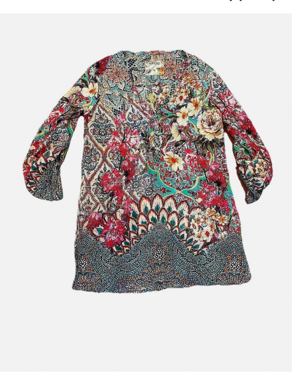 LulaLife top blouse shirt XS floral lovely! comfy! Ready to ship!